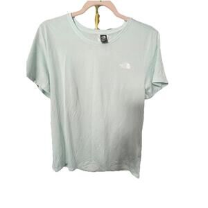 The North Face Women’s Circular Design Dry Light Blue/green Tee Sz Large